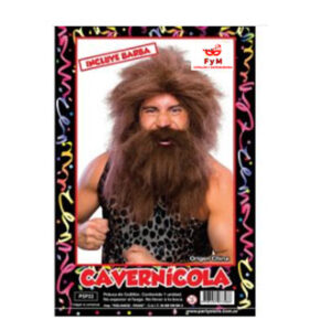 PELUCA CAVERNICOLA (incluye barba)