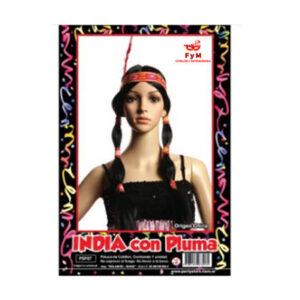 PELUCA INDIA CON PLUMA