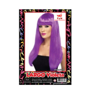 PELUCA LARGO VIOLETA