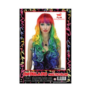 PELUCA ONDULADO MULTICOLOR