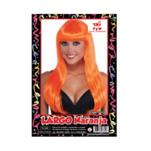 PELUCA LARGO NARANJA