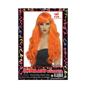 PELUCA ONDULADO NARANJA