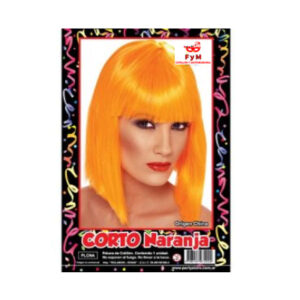PELUCA CORTO NARANJA