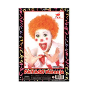 PELUCA PAYASO NARANJA