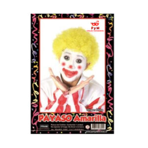 PELUCA PAYASO AMARILLA