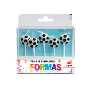 VELAS FORMAS - SET PELOTAS DE FOOTBALL X 5 PIEZAS