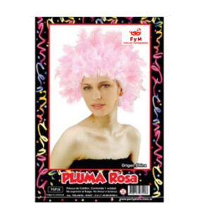 PELUCA PLUMA ROSA