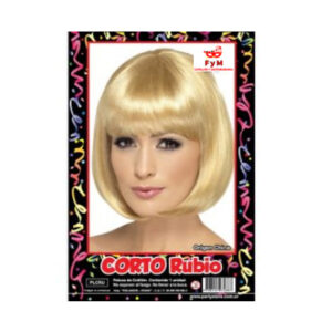 PELUCA CORTO RUBIO