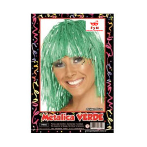 PELUCA METALIZADA VERDE