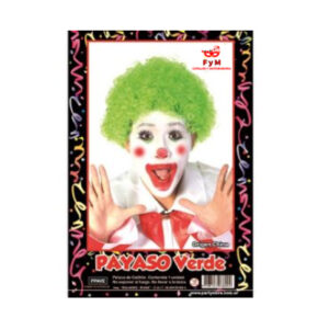 PELUCA PAYASO VERDE