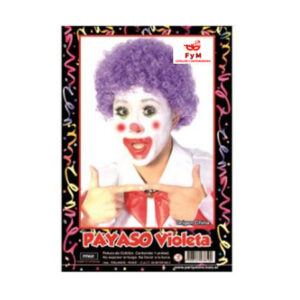 PELUCA PAYASO VIOLETA