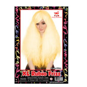 PELUCA EXTRA LARGA ONDULADA RUBIA