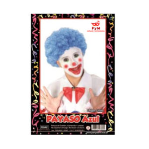 PELUCA PAYASO AZUL