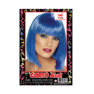 PELUCA CORTO AZUL