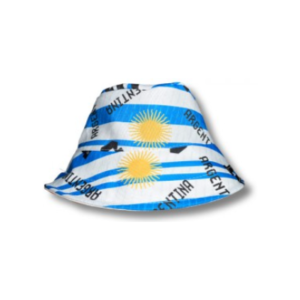GORRO PILUSO ARGENTINA CELESTE Y BLANCO