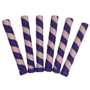 BENGALA PIRULIN ROSA CLARO Y VIOLETA x6