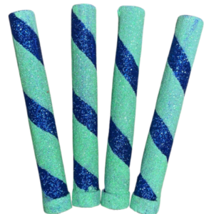 BENGALA PIRULIN VERDE MANZANA Y AZUL x4