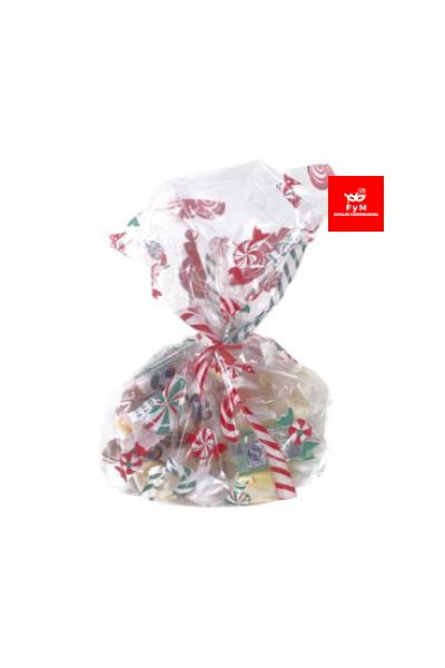BOLSITA CANDY BAR NAVIDAD x 20 unidades