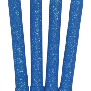 VELA BENGALA BRILLO CELESTE IRIDISCENTE x4