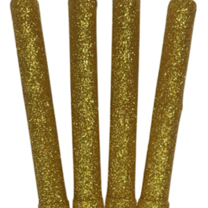 VELA BENGALA BRILLO DORADO x4