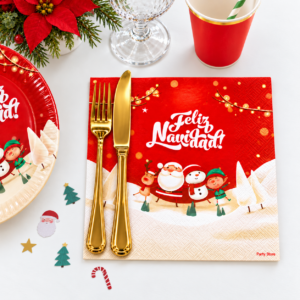 SERVILLETA DE PAPEL *FELIZ NAVIDAD* x 20 unidades (36/144)