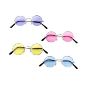 LENTES HIPPIE talle adulto