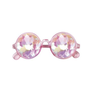 LENTES CALEIDOSCOPIO ROSA