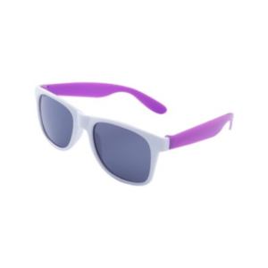 LENTES BICOLOR VIOLETA y BLANCO