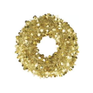 CORONA COLOR DORADA 38 CM