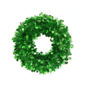 CORONA COLOR VERDE 38 CM