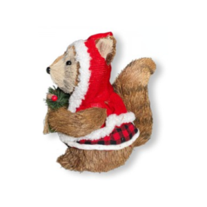 MAPACHE DE PAJA CAMISA LEÑADOR CON CAPUCHA Y BOLSA25X13,5X23