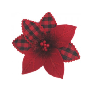 FLOR LEÑADOR Y ROJA 18,5X18,5