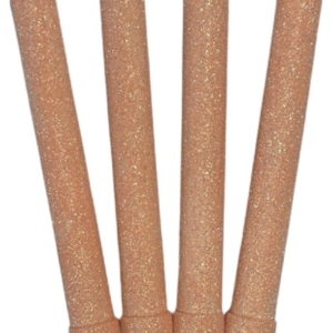 VELA BENGALA BRILLO NARANJA PASTEL x4