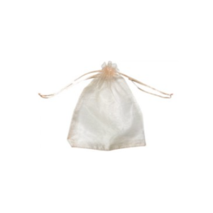 BOLSA DE ORGANZA ROSA GOLD 15x20cm x12un.