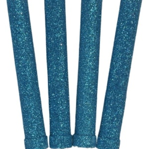 VELA BENGALA BRILLO TURQUESA x4