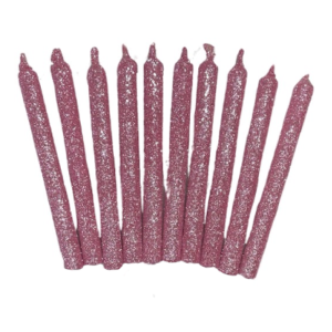 VELA BRILLO ROSA VIEJO x10