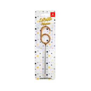NUMERO ESTRELLITA MAGICA DORADA 6