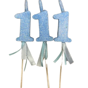 NUMEROS VELA CHICO TELGOPOR CELESTE 1 x3