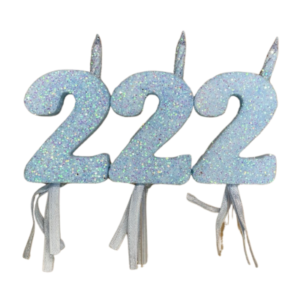 NUMEROS VELA CHICO TELGOPOR CELESTE 2 x3