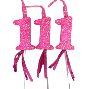 NUMEROS VELA CHICO TELGOPOR FUCSIA 1 x3