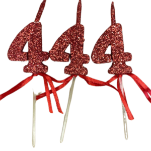 NUMEROS VELA CHICO TELGOPOR ROJO 4 x3