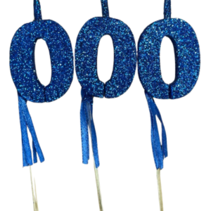 NUMEROS VELA CHICO TELGOPOR AZUL 0 x3
