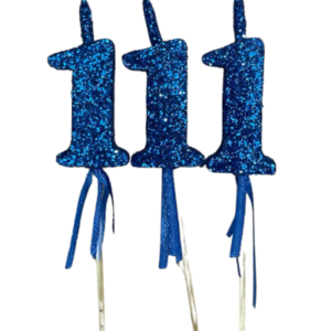 NUMEROS VELA CHICO TELGOPOR AZUL 1 x3