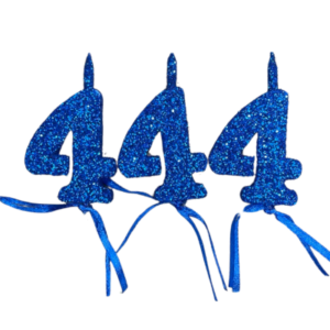 NUMEROS VELA CHICO TELGOPOR AZUL 4 x3