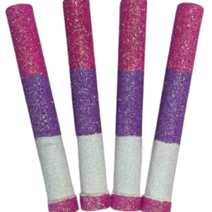 BENGALA TRICOLOR FUCSIA, LILA Y BLANCO x4