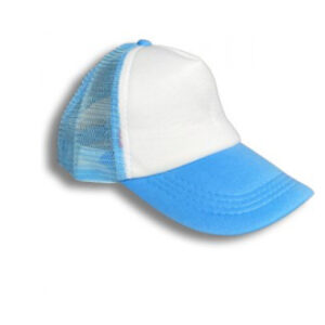 GORRO TRUCKER BICOLOR CELESTE