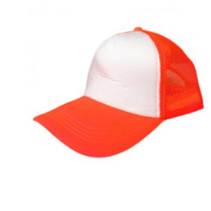 GORRO TRUCKER BICOLOR NARANJA FLUO