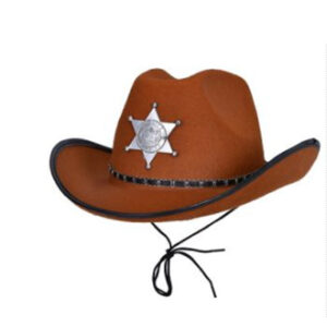GORRO SHERIFF *MARRÓN*