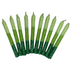 VELA TRICOLOR VERDE x10