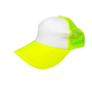 GORRO TRUCKER BICOLOR AMARILLA FLUO